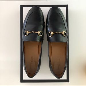 Gucci Jordaan Leather Loafers